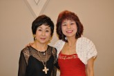 Hisako Hiseki con la gran actriz Keiko Takeshita. Tokio. 16 de abril 2015